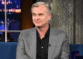 Christopher Nolan on The Late Show with Stephen Colbert. .