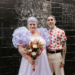 The author and Sarah on her wedding day.