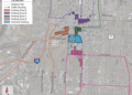 A traffic study considers zoned parking for a future Royals stadium at Crown Center based on where people are arriving from.
