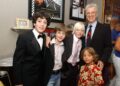 The Cast of How to Eat Fried Worms - Austin Rodgers, Luke Bedward, Blake Garrett,, Ty Panitz and director Bob Dolman