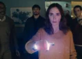 Colman Domingo, Tommy Martinez, Emily Blunt and Josh O'Connor in "Disclosure Day"
