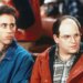 Jerry Seinfeld as Jerry Seinfeld and Jason Alexander as George Costanza in “Seinfeld.”