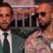 Andrew Tate, right, and his brother Tristan arrive an event, April 11, 2026, in Miami. (AP Photo/Julia Demaree Nikhinson, Pool, File)