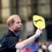 Prince Harry playing pickleball at Invictus Games in Birmingham NEC