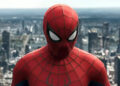 Tom Holland as Spider-Man.