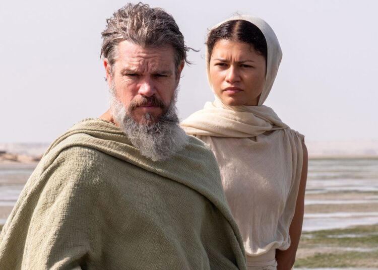 Matt Damon and Zendaya in ‘The Odyssey’Credit: Melinda Sue Gordon/Universal Studios