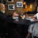 J.K. Simmons with correspondent Tracy Simmons, at a table Simmons did not set himself, at Joe Allen.  / Credit: CBS News