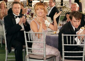 Christopher Walken, Jane Seymour and Keir O’Donnell in ‘Wedding Crashers.’Credit: Richard Cartwright/New Line