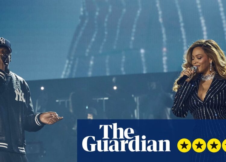 Jay-Z review – rap legend dazzles New York City with lavish spectacle, sharp bars and Beyoncé | Jay-Z