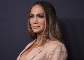 Jennifer Lopez at the 2026 Netflix Upfront in May 2026 in New York City.