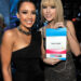 Jessica Alba and Taylor Swift backstage at the 2010 American Music AwardsCredit: Mazur AMA 2010/WireImage