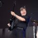 Jim Adkins of Jimmy Eat World performs during day one...