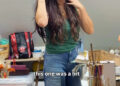 Joanna Gaines trying on a wig she found in her atticCredit: Joanna Gaines/Instagram