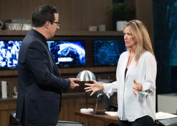 John Oliver and Laura Wright on ‘General Hospital’Credit: Disney/Christine Bartolucci