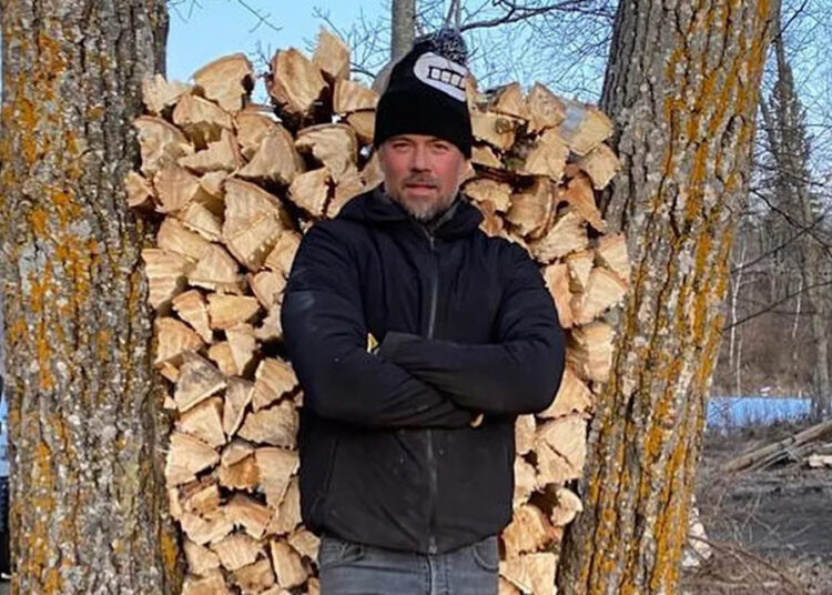 Josh Duhamel poses for a photo in the rural Midwest.Credit: Josh Duhamel/Instagram
