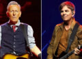 Split image of Bruce Springsteen, left, and Jonathan Cain, right.