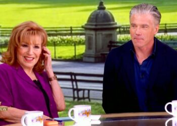 Joy Behar and Anson Mount on ‘The View’Credit: ABC