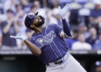 Junior Caminero extends homer streak to 5 games as Rays smash Royals - Field Level Media - Professional sports content solutions