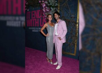 Justin Baldoni's wife Emily Baldoni made a cheeky Instagram post to commemorate their 13th wedding anniversary.MEGA