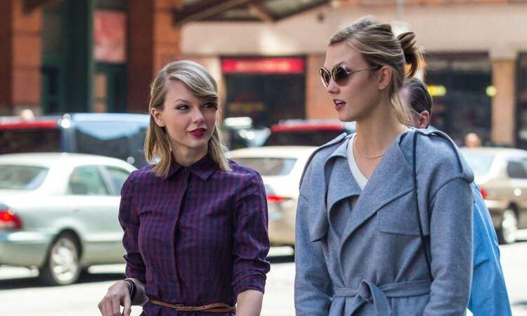 Karlie Kloss shocked fans by attending Taylor Swift's wedding after their rumored friendship fallout.MEGA