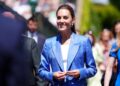 The Princess of Wales at Wimbledon last week