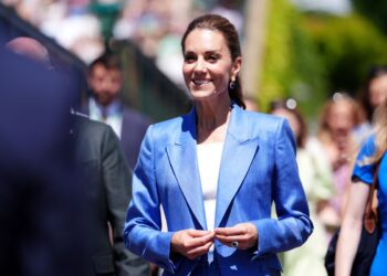 The Princess of Wales at Wimbledon last week