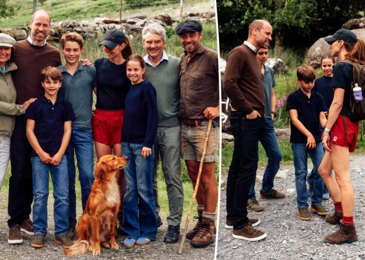 Kate Middleton shows off new photos posing with her kids — including a surprisingly tall Prince George