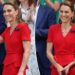 Kate Middleton turns heads in red for Wimbledon 2026 appearance