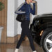 Kendall Jenner styled the sportif trend with a track jacket and leggings from Adidas's new launch