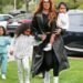 Khloe Kardashian takes her kids to Saint West's basketball game in Thousand Oaks