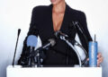 Kim Kardashian debuts first campaign for UPDATECredit: OBB BOLDED