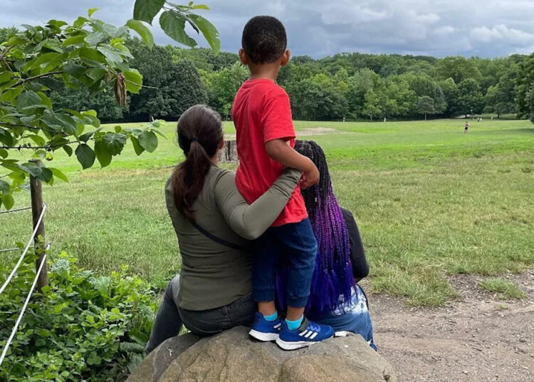 Kristin Davis with her kids.Credit: Kristin Davis/Instagram