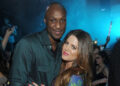 Lamar Odom and Khloe Kardashian celebrate Kim Kardashian's birthday at Marquee Nightclub on October 22, 2011 in Las Vegas, Nevada.Credit: Denise Truscello/WireImage