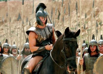 Brad Pitt in Troy