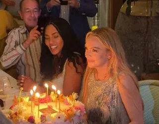 Lindsay Lohan celebrates her 40th birthday alongside family and friends, including Michael Lohan.Credit: Lindsay Lohan/Instagram