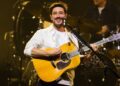 Marcus Mumford performing at The O2 Arena in December 2025.Credit: Samir Hussein/WireImage