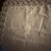 Embroidered lace handkerchief featuring the date July 3, 2026, and the phrase "So it's gonna be forever...