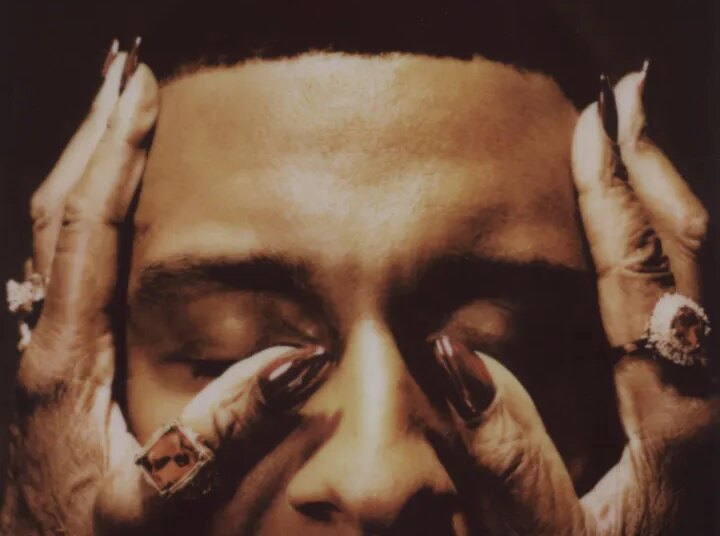 The striking album artwork for "Fix Your Face" was inspired by Masego wanting to evoke the feeling of finding "comfort in those times where you couldn't express it," like in the arms of your grandmother. "I kind of tapped into that energy and that memory that I would have,” he said.