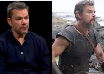 Matt Damon appeared on the “Happy Sad Confused” podcast on July 20, 2026 to discuss his role in "The Odyssey."