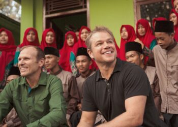 Water.org’s Gary White and Matt Damon in 2018Credit: Courtesy