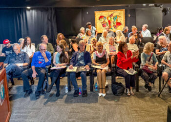 Nine of the 10 candidates running for mayor of Maui County participated in the Kīhei Community Association Forum on June 16, 2026, at the ProArts Playhouse. HJI / CAMMY CLARK photo