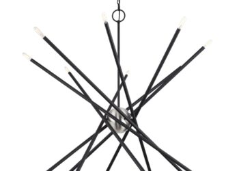 16 Light Black Grande Foyer Chandelier