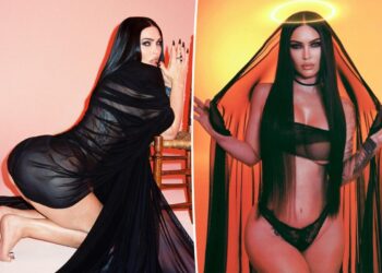 Megan Fox channels 'Jennifer's Body' in gothic black lingerie