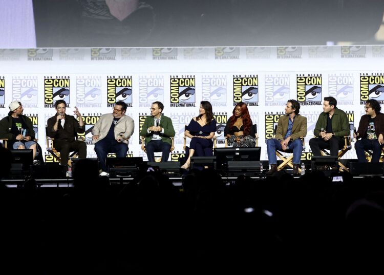 Kevin Smith, Josh Greenbaum, Josh Gad, Rick Moranis, Lewis Pullman, Keke Palmer, Daphne Zuniga, Benji Samit and Dan Hernandez on July 24, 2026Credit: John Salangsang/Shutterstock