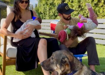 Milo Ventimiglia and Jarah Mariano’s family.Credit: Jarah Mariano/Instagram