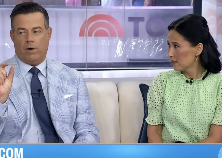 Carson Daly and Vicky NguyenCredit: NBC