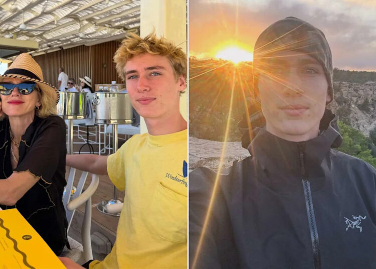 Naomi Watts Shares Special Tribute to Her ‘Divine and Adventurous’ Son Sasha for His 19th Birthday