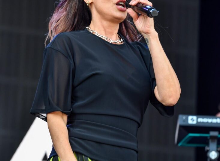 Natalie Imbruglia performing live at the Kingsholm Summer Season.