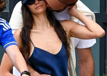 Nina Dobrev and Dougie Joseph in New York City on July 11, 2026Credit: TheImageDirect.com