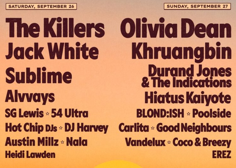 Ocean Way Festival Announce Headlinersthe Killers and Olivia Dean